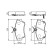 Brake Pad Set, disc brake BP332 Bosch, Thumbnail 3