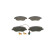Brake Pad Set, disc brake BP337 Bosch