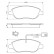 Brake Pad Set, disc brake BP337 Bosch, Thumbnail 6