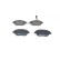 Brake Pad Set, disc brake BP338 Bosch, Thumbnail 3