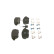 Brake Pad Set, disc brake BP338 Bosch, Thumbnail 7