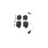 Brake Pad Set, disc brake BP339 Bosch, Thumbnail 5