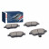 Brake Pad Set, disc brake BP339 Bosch, Thumbnail 6