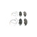 Brake Pad Set, disc brake BP340 Bosch, Thumbnail 2