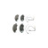 Brake Pad Set, disc brake BP340 Bosch, Thumbnail 4