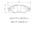 Brake Pad Set, disc brake BP340 Bosch, Thumbnail 6