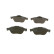 Brake Pad Set, disc brake BP347 Bosch, Thumbnail 3