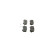 Brake Pad Set, disc brake BP349 Bosch, Thumbnail 4