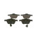 Brake Pad Set, disc brake BP352 Bosch