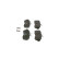 Brake Pad Set, disc brake BP354 Bosch, Thumbnail 2
