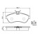 Brake Pad Set, disc brake BP354 Bosch, Thumbnail 5