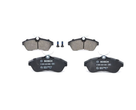 Brake Pad Set, disc brake BP354 Bosch, Image 4