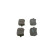 Brake Pad Set, disc brake BP356 Bosch, Thumbnail 4