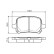 Brake Pad Set, disc brake BP356 Bosch, Thumbnail 5