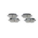 Brake Pad Set, disc brake BP356 Bosch, Thumbnail 4