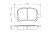 Brake Pad Set, disc brake BP356 Bosch, Thumbnail 6