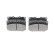 Brake Pad Set, disc brake BP357 Bosch, Thumbnail 4