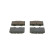 Brake Pad Set, disc brake BP357 Bosch, Thumbnail 6