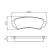 Brake Pad Set, disc brake BP358 Bosch, Thumbnail 5