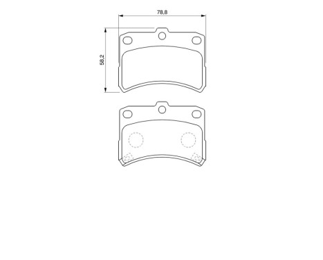 Brake Pad Set, disc brake BP360 Bosch, Image 6