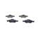 Brake Pad Set, disc brake BP362 Bosch, Thumbnail 4