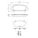 Brake Pad Set, disc brake BP366 Bosch, Thumbnail 6