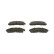 Brake Pad Set, disc brake BP372 Bosch