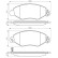 Brake Pad Set, disc brake BP373 Bosch, Thumbnail 6