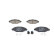 Brake Pad Set, disc brake BP376 Bosch, Thumbnail 5