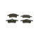 Brake Pad Set, disc brake BP381 Bosch