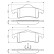 Brake Pad Set, disc brake BP381 Bosch, Thumbnail 6