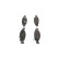 Brake Pad Set, disc brake BP382 Bosch, Thumbnail 2