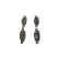 Brake Pad Set, disc brake BP382 Bosch, Thumbnail 4