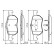 Brake Pad Set, disc brake BP384 Bosch, Thumbnail 7