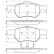 Brake Pad Set, disc brake BP384 Bosch, Thumbnail 8