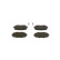 Brake Pad Set, disc brake BP385 Bosch, Thumbnail 3