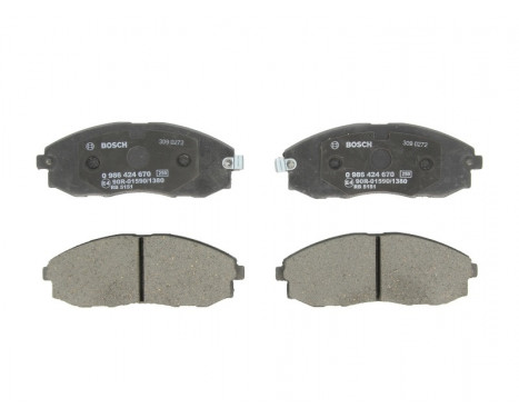 Brake Pad Set, disc brake BP386 Bosch
