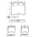 Brake Pad Set, disc brake BP389 Bosch, Thumbnail 6