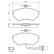 Brake Pad Set, disc brake BP390 Bosch, Thumbnail 6