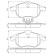 Brake Pad Set, disc brake BP393 Bosch, Thumbnail 8