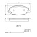 Brake Pad Set, disc brake BP394 Bosch, Thumbnail 7