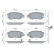 Brake Pad Set, disc brake BP404 Bosch, Thumbnail 5