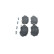 Brake Pad Set, disc brake BP404 Bosch, Thumbnail 5