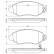 Brake Pad Set, disc brake BP404 Bosch, Thumbnail 6