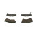 Brake Pad Set, disc brake BP407 Bosch, Thumbnail 3