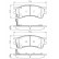 Brake Pad Set, disc brake BP407 Bosch, Thumbnail 6