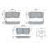 Brake pad set, disc brake BP408 Bosch, Thumbnail 5