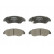 Brake Pad Set, disc brake BP409 Bosch