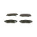 Brake Pad Set, disc brake BP409 Bosch, Thumbnail 2