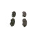 Brake Pad Set, disc brake BP409 Bosch, Thumbnail 3